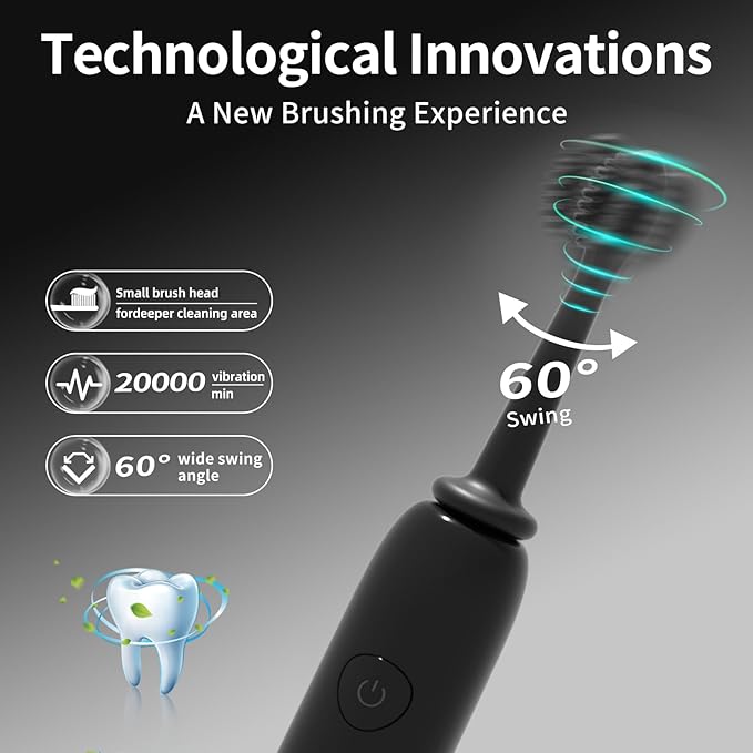 Rooman Oscillation&Vibration Sonic Electric Toothbrush - Image 2