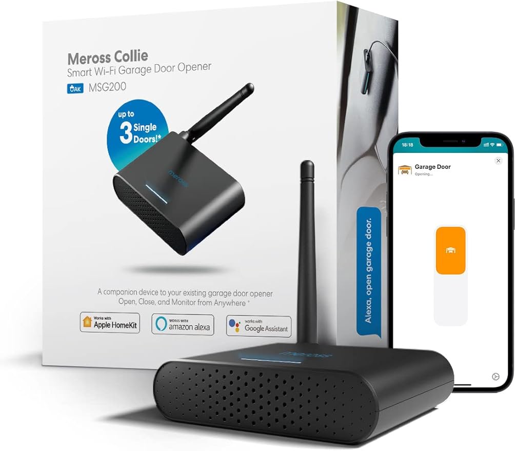 meross Smart Garage Door Opener Remote by meross