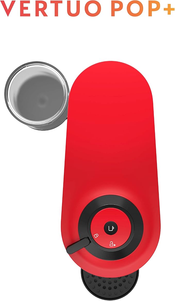 Nespresso Vertuo Pop+ Coffee and Espresso Maker by Breville, Spicy Red - Image 3