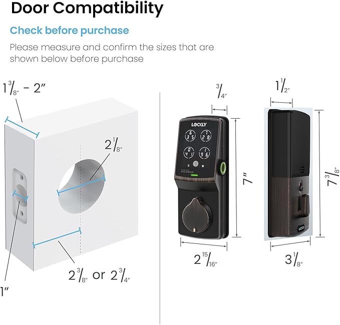 Lockly Secure Plus, Keyless Entry Door Lock, Smart Locks - Image 9