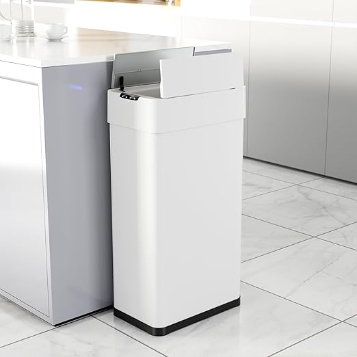 TLSUNNY 16 Gallon Automatic Trash Can, Stainless Steel Motion Sensor Garbage bin - Image 8