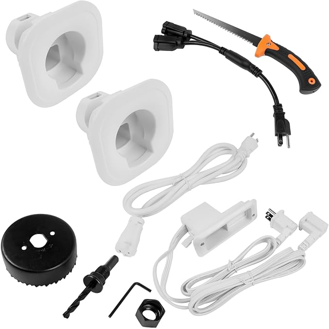 Flynsu in-Wall Cable & Power Management Kit, TV Cord Concealer & Power Kit by FlynsuAUTO
