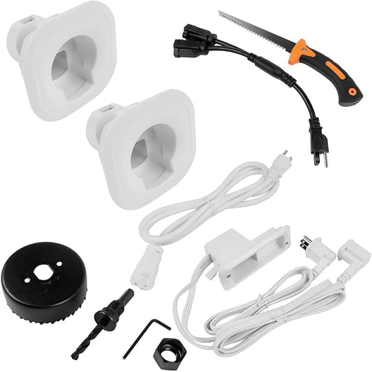 Flynsu in-Wall Cable & Power Management Kit, TV Cord Concealer & Power Kit by FlynsuAUTO