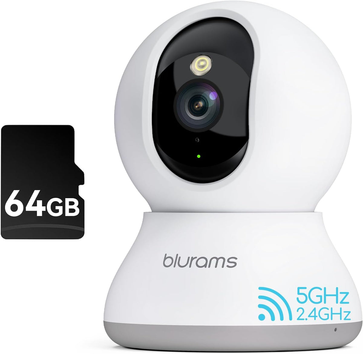 blurams Security Camera 2K, Baby Monitor Dog Camera 360-degree