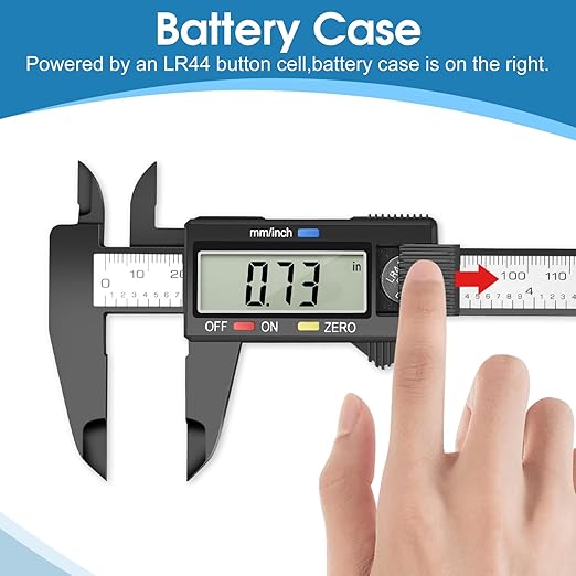 Digital Caliper Calipers Measuring Tool, 0-6inches Electronic Caliper - Image 6
