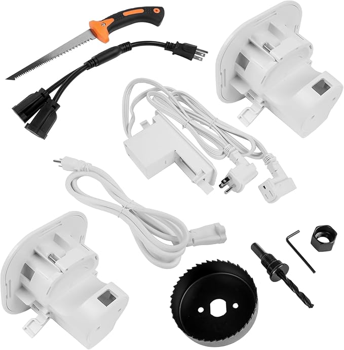 Flynsu in-Wall Cable & Power Management Kit, TV Cord Concealer & Power Kit - Image 4
