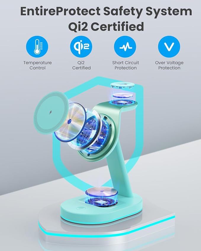 3 in 1 Wireless Charger Charging Station - Image 5