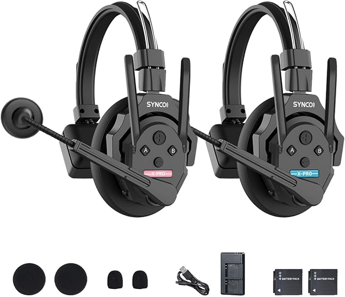 SYNCO XTalk XPro Wireless Intercom Headset by SYNCO