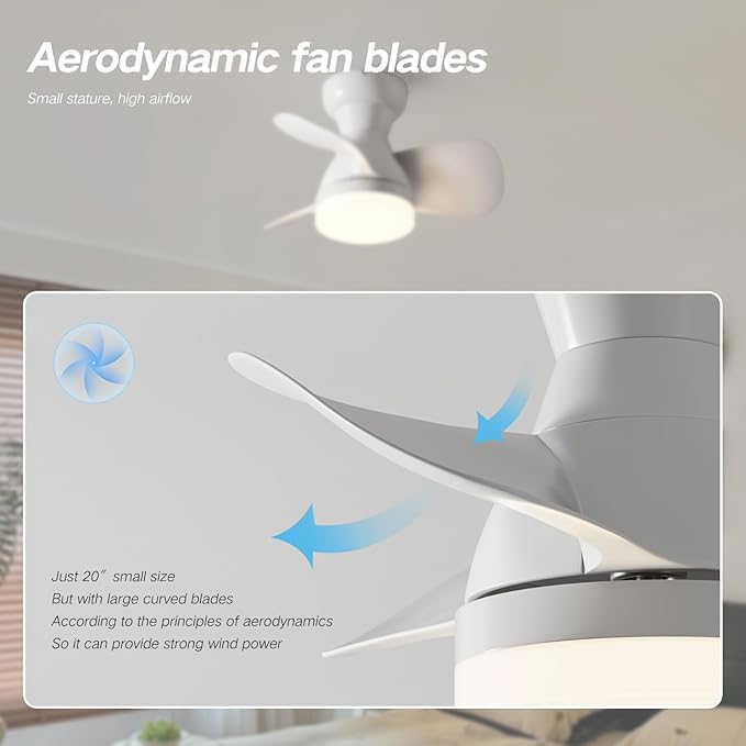 Myleoron 20 Inch Ceiling Fan - Image 6