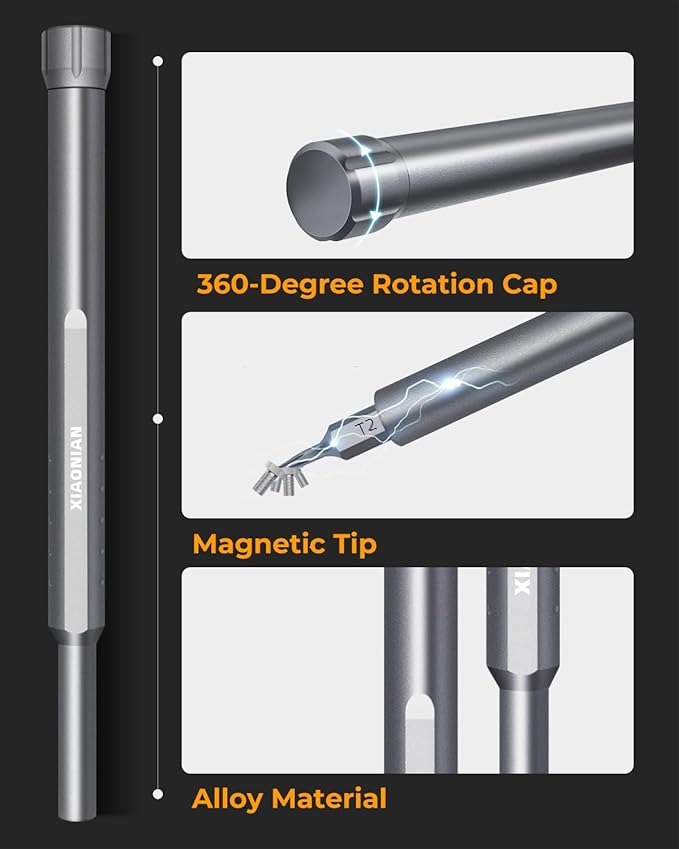 71 in 1 Small Precision Screwdriver Set, XIAONIAN Mini Multi-Bits Screwdriver - Image 2