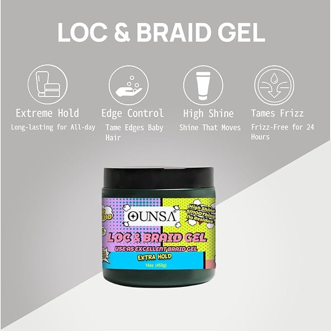 OUNSA Braid Gel for 4C Hair - Image 3
