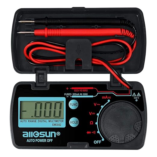 ALLOSUN Pocket Size Compact Digital Multimeter Auto Range Multi Continuity by ZhangzhouEasternTechnologyGroup