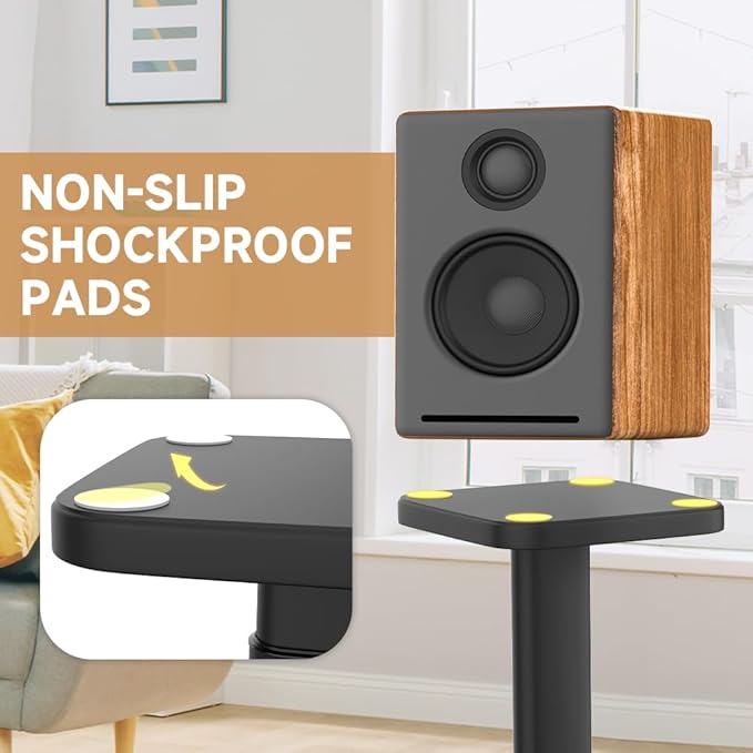 Universal Bookshelf Speaker Stands Pair - Image 4