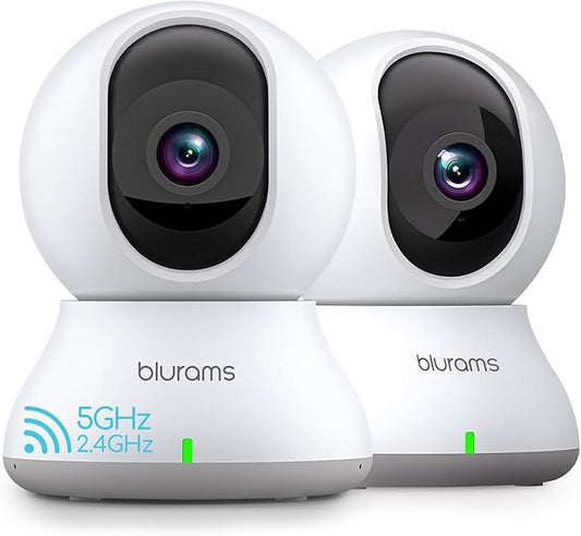 blurams Security Camera 2K, Baby Monitor Dog Camera 360-degree by Blurams
