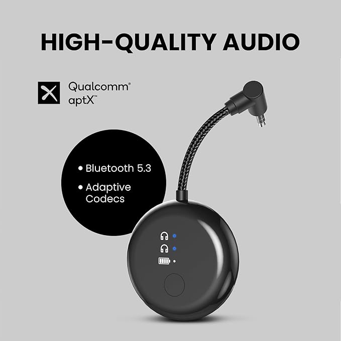 Avantree SoundJet R1 – 25Hr Airplane Bluetooth Adapter - Image 3