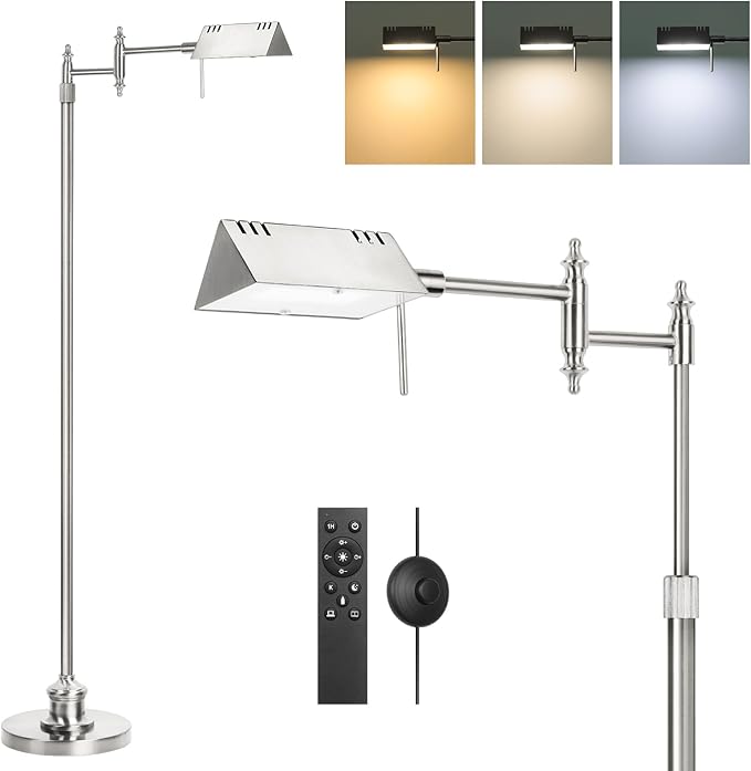 Dimmable Pharmacy Floor Lamp by Bairth