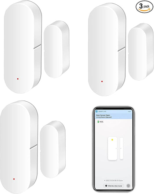 WiFi Door Sensor: Smart Door Open/Closed Detectors, Wireless Window Sensor by SENCKIT