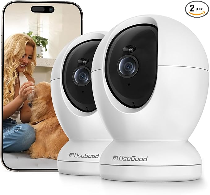 usogood 2.5K Indoor Camera for Home Security, 360° Security Camera Indoor by Usogood