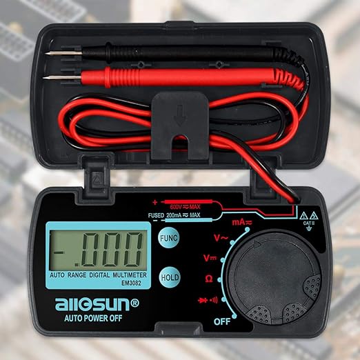 ALLOSUN Pocket Size Compact Digital Multimeter Auto Range Multi Continuity - Image 7
