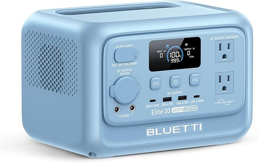 BLUETTI Elite 30 V2 Portable Power Station, 288Wh LiFePO4 Battery by BLUETTI