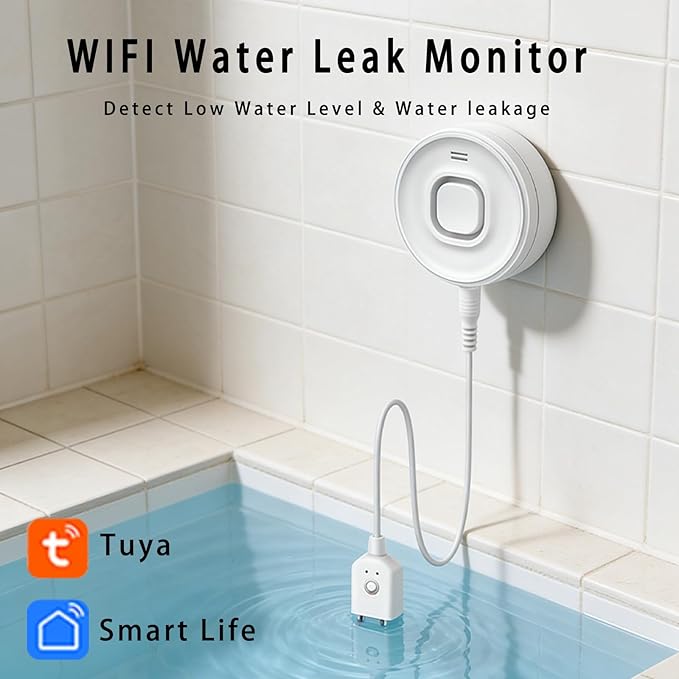 Virtue Sensor Water Alarm Leak Detector, Water Leak Detector - Image 2