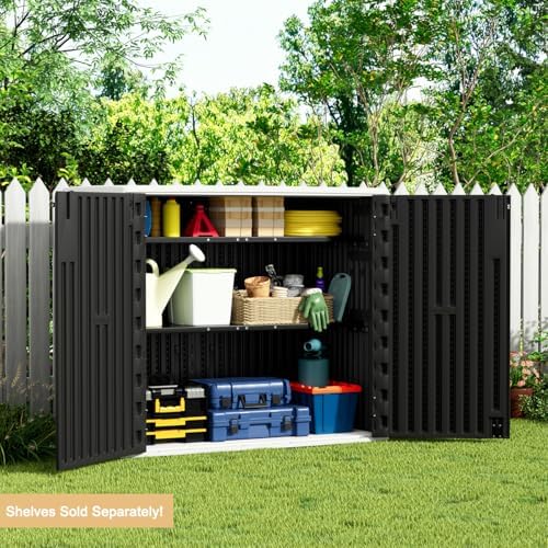 kinying outdoor horizontal storage sheds,37 cu.ft outdoor storage, package contents