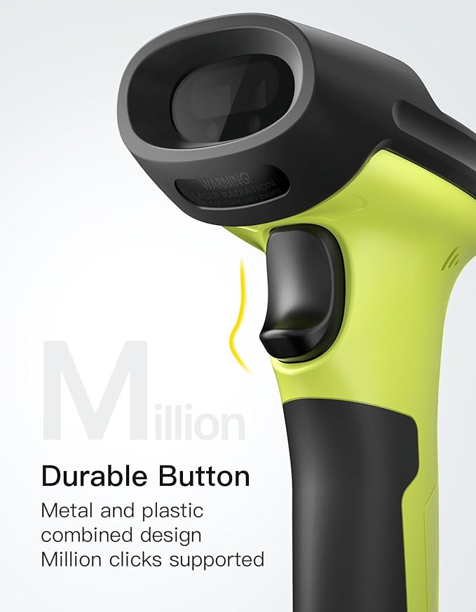 Inateck 2D Barcode Scanner, Wireless Bluetooth QR Code Scanner - Image 6