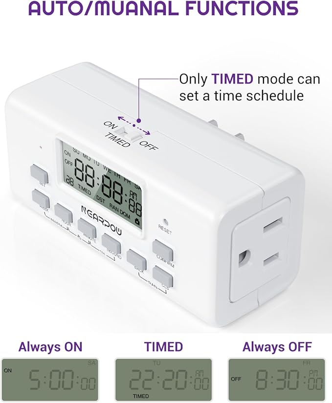 NEARPOW Digital Timer for Lamp - Image 6