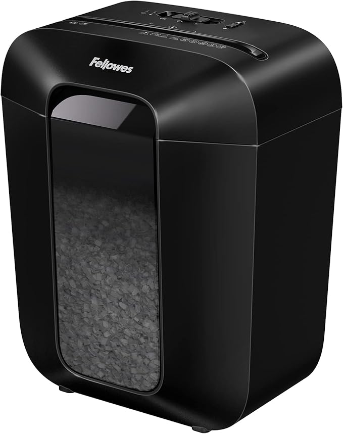 Fellowes LX41-DB 8-Sheet Micro-Cut Paper Shredder by FellowesBrands