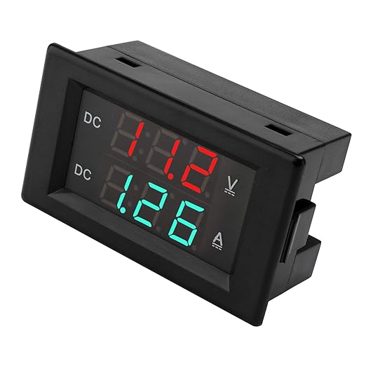 DROK DC 4.5-100V Digital Voltmeter Ammeter Multimeter Panel, DC Amp Meter - Image 4