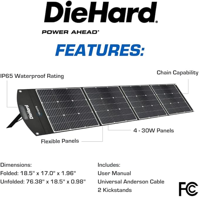 DieHard Solar Panel, Lightweight, Portable - Image 3