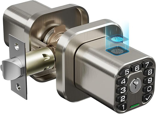 Richelock Fingerprint Door knob, Smart Biometric Door Lock by richelock