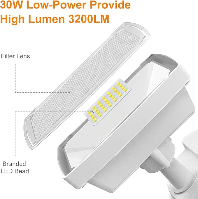 LEPOWER 30W LED Security Lights Motion Sensor Outdoor, IP65 Waterproof - Image 3
