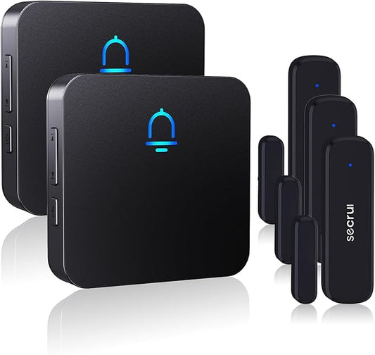 Wireless Door Chimes When Door Open Entry by SECRUI