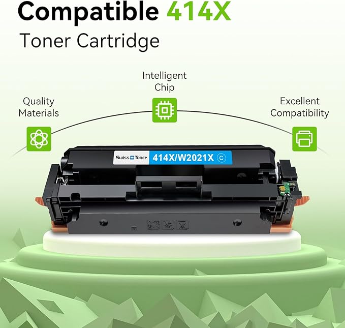 swiss toner 414X Toner Cartridges 4 Pack - Image 4
