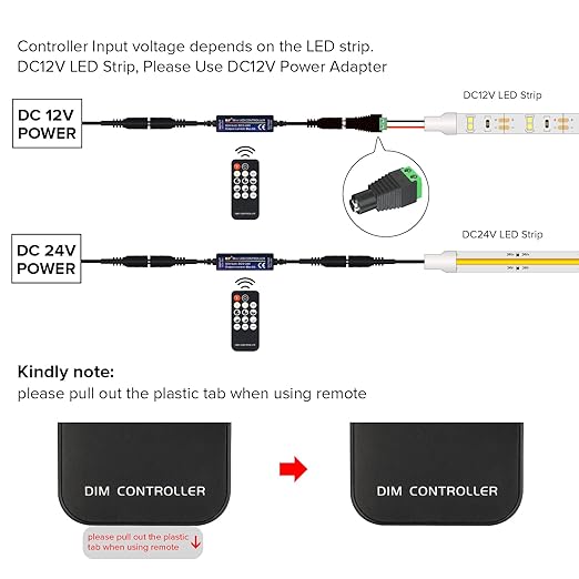 Mini RF Dimmer Controller 14 Keys 3014 5630 5730 3528 LED Strips - Image 6