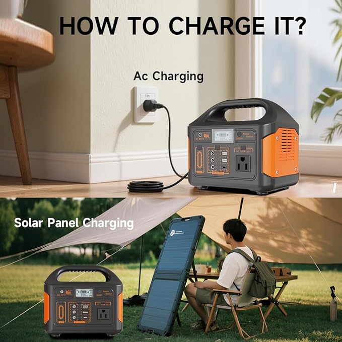 KAIYUEKJ Portable Power Station 256Wh LiFePO4 Battery, 300W Backup Lithium - Image 6