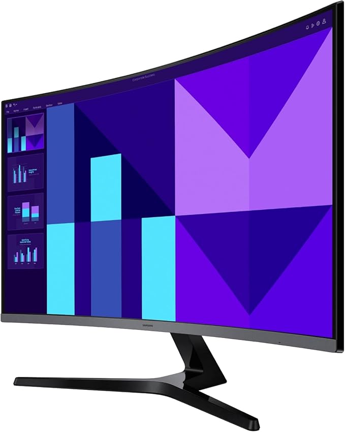 Samsung 32-inch S3 FHD 100Hz Curved Monitor, Game Mode, Eye Saver Mode - Image 10