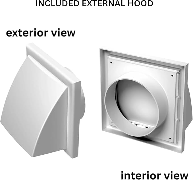 VENTS-US GK 150 MA-MV KIT – Easy to Install 6" Through The Wall Exhaust Fan - Image 5