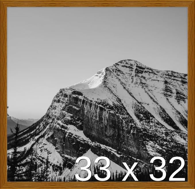 Frame It Easy 33 x 32 Hazel Wood Frame by FrameItEasy