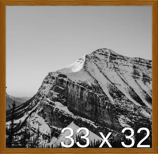 Frame It Easy 33 x 32 Hazel Wood Frame by FrameItEasy