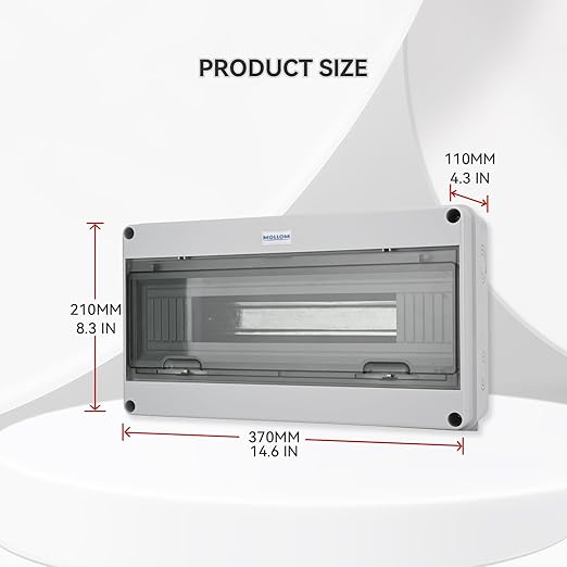 MOLLOM 18 Way Circuit Breaker MCB Distribution Protection Box - Image 2
