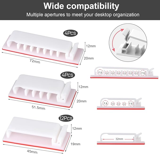 Cable Management Clips - Image 2