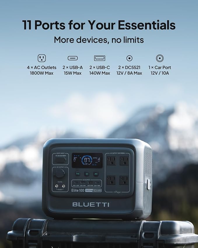 BLUETTI Elite 100 V2 Solar Generator - Image 7