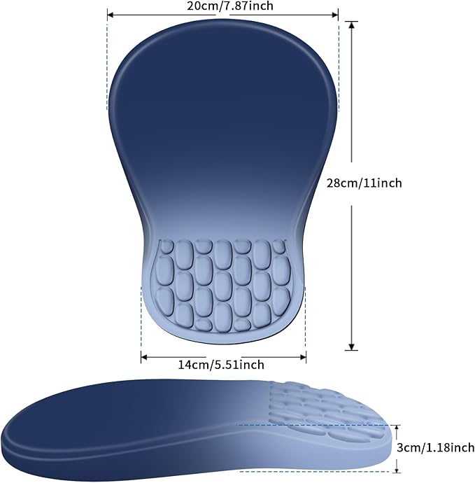 YIWEI Ergonomic Mouse Pad with Wrist Rest - Image 6