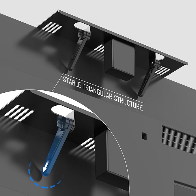 Adjustable Steel TV Top Shelf, Floating TV Stand - Image 4