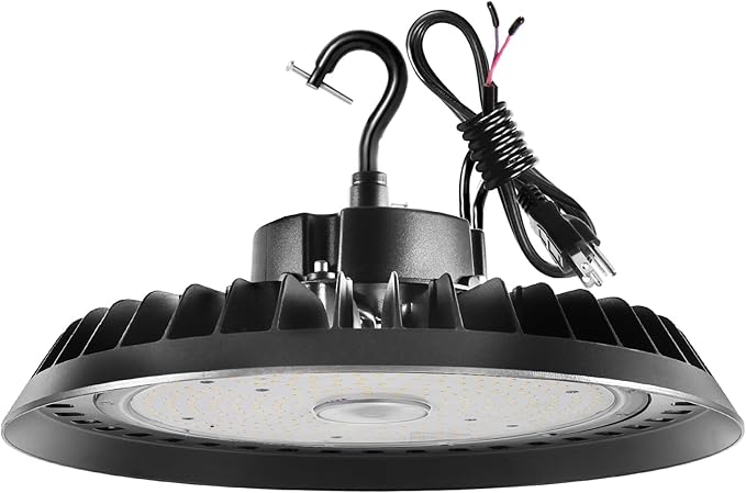 BFT UFO LED High Bay Light 200W 5000K Daylight High Bay LED Shop Lights 30000LM by BFT