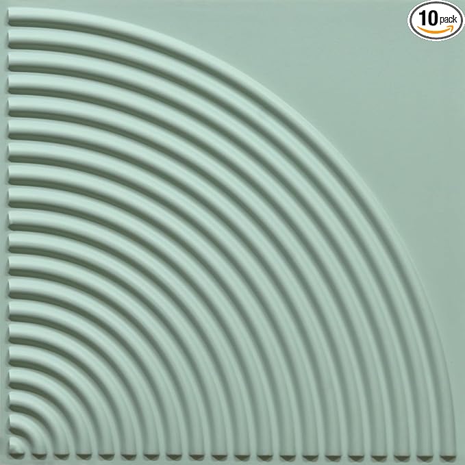 From Plain To Beautiful In Hours 9002 Arc Swell PVC 12 in x 12 in Peel and by DecorativeCeilingTiles