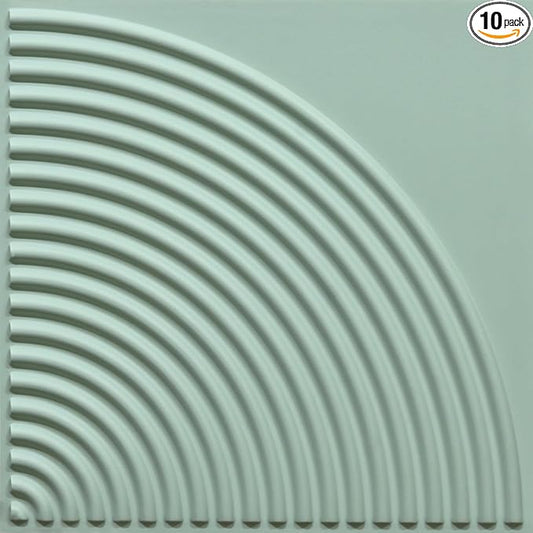 From Plain To Beautiful In Hours 9002 Arc Swell PVC 12 in x 12 in Peel and by DecorativeCeilingTiles