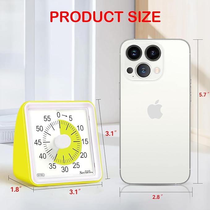 Secura 60 Minute Essential Visual Timer - Image 7